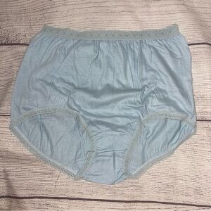 Sears Women’s 7 Vintage The Doesn't Panty Pima Cotton Lace Trim Underwear